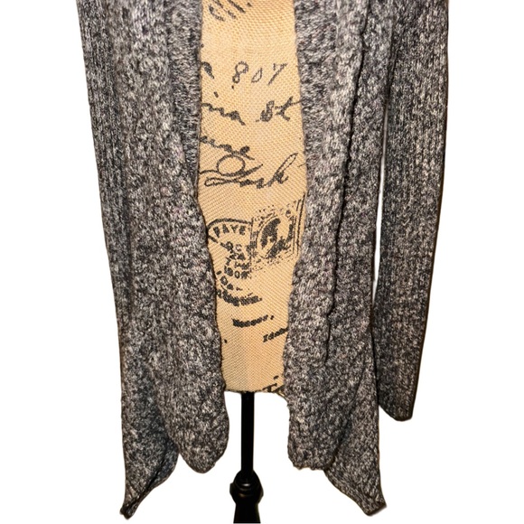 Open Front Heather Soft Knit Sweater - Picture 9 of 15